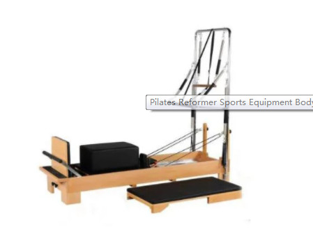 Ladende Übungs-Ausrüstung 200kg Pilates tiefe untersetzte Pilates-Reformer-Maschine
