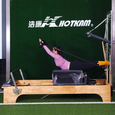 Ladende Übungs-Ausrüstung 200kg Pilates tiefe untersetzte Pilates-Reformer-Maschine