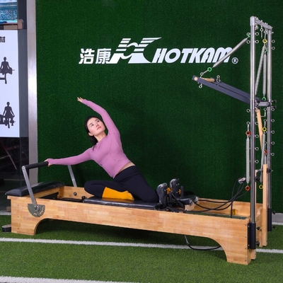 Ladende Übungs-Ausrüstung 200kg Pilates tiefe untersetzte Pilates-Reformer-Maschine