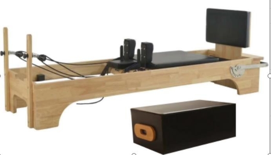 Übungs-Ausrüstungs-Holz Pilates-Reformer Soem-ODM ISO9001 Pilates