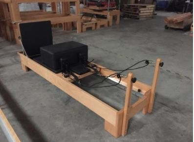 Übungs-Ausrüstungs-Holz Pilates-Reformer Soem-ODM ISO9001 Pilates