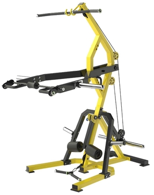 50*100mm Rohr-Bankdrücken-untersetzte Gestell-Bank Front High Pully
