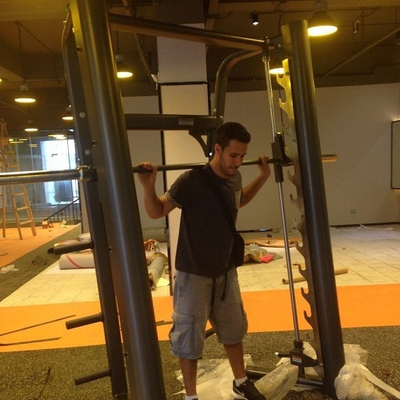 Umfassende Reihen-Maschine Trainer-Fitness Smith Machine Squat Rack Gym