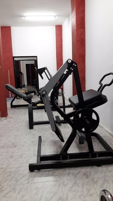 Stahlrohr-freie Gewichts-Turnhallen-Ausrüstungs-Rückseiten-Blitzreaktions-Maschine 125kg