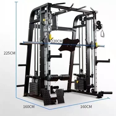 Pulverbeschichtung Fitnessstudio Fitnessgeräte Multifunktionales Smith-Gewichtstrainer