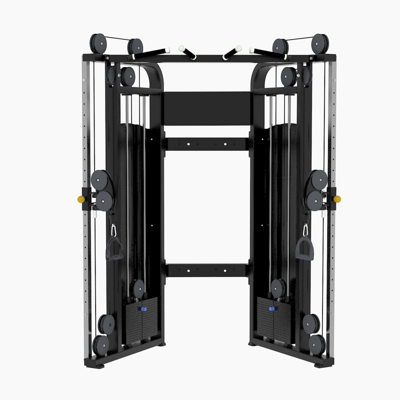 Pulverisieren flache ovale Reihe Smith Exercise Machine Bars 2 des Rohr-50*100 überzogene Malerei